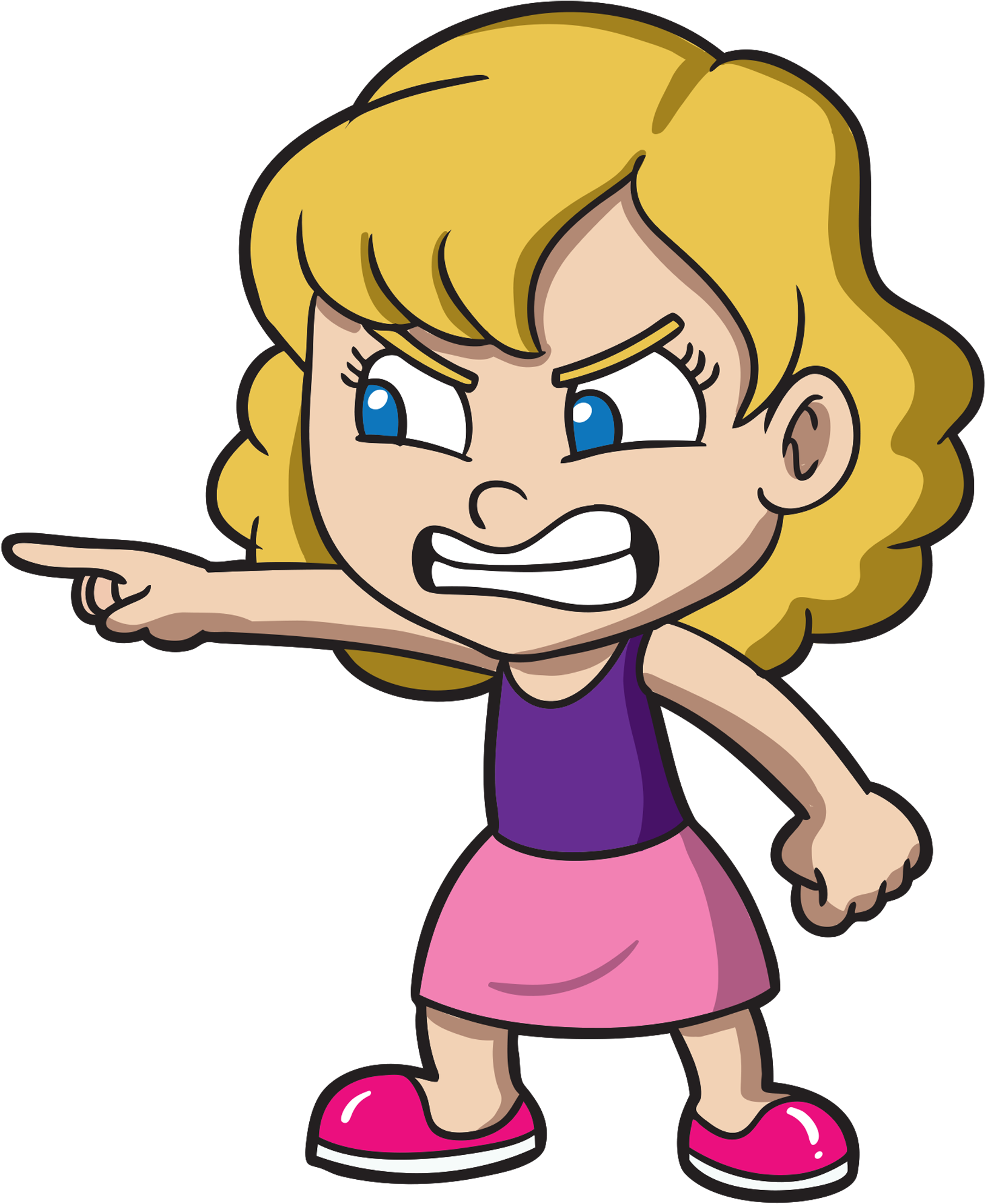 1638 X 2000 1 - Angry Girl Clipart Png Transparent Png (1638x2000), Png Download