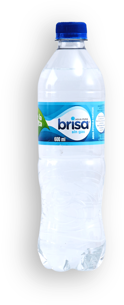 Agua Brisa Sin Gas - Plastic Bottle Clipart (1600x1600), Png Download