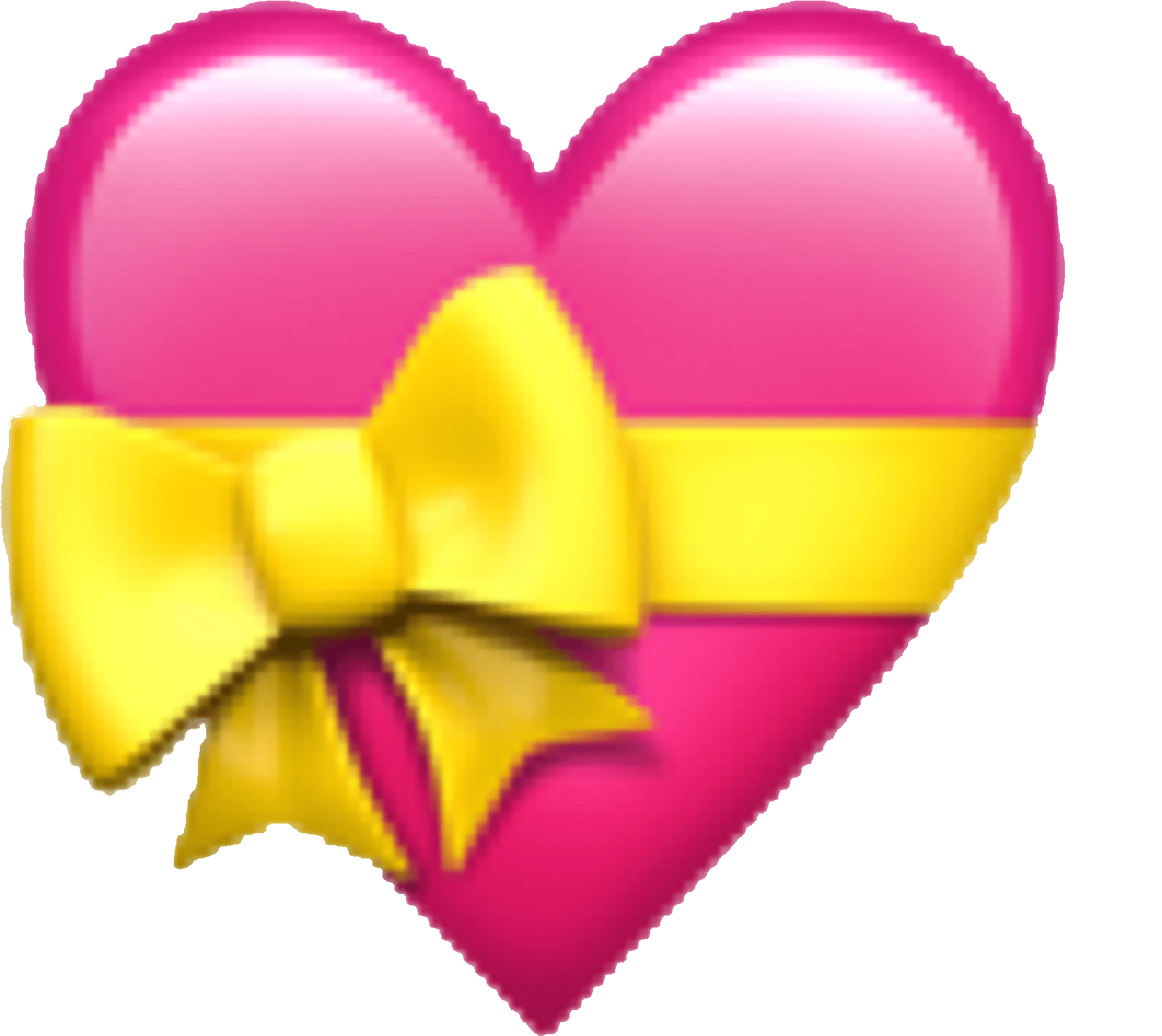 Heart Sticker - Iphone Emoji Hearts Transparent Clipart (1024x1024), Png Download