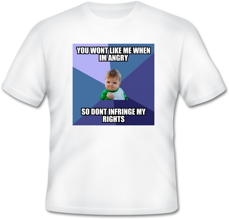 Want A Different Meme Shirt Click Here To View All - Success Kid Clipart (854x813), Png Download
