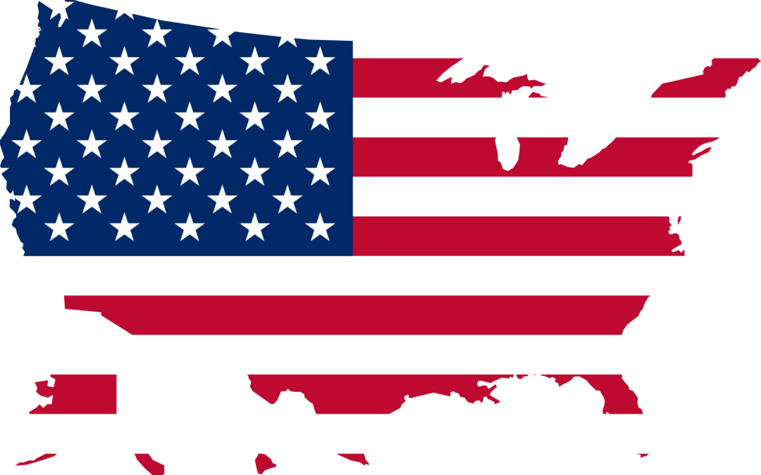 America, United States, Map, Flag, Us - Us Flag Clipart (960x607), Png Download