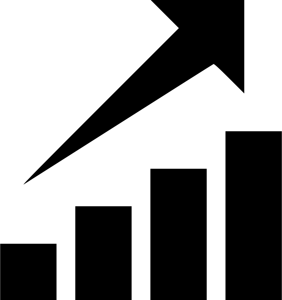 Png File Svg - Growth Chart Icon Png Clipart (920x980), Png Download