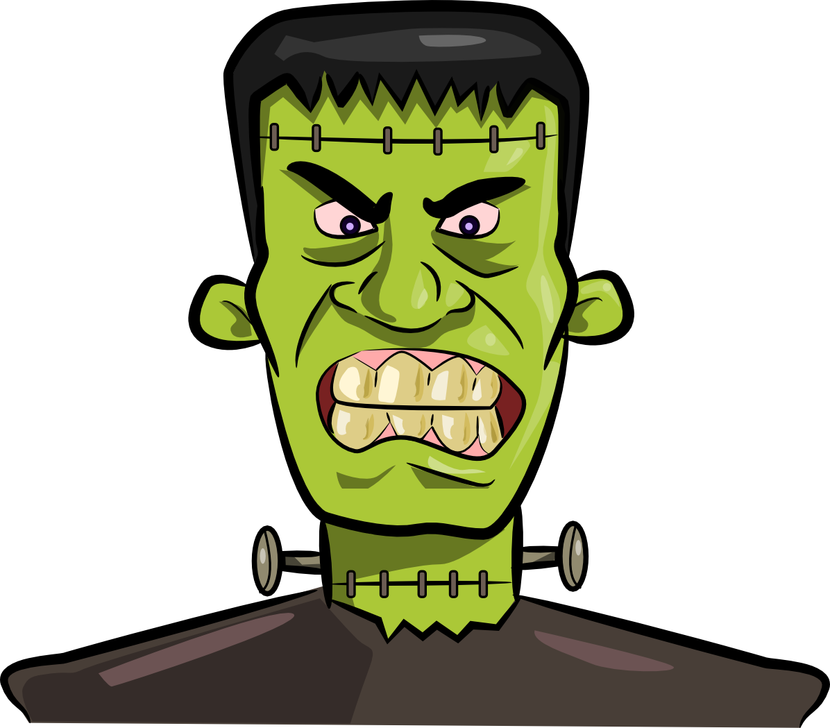 Halloween Frankenstein Clipart Kid - Halloween Frankenstein Clipart - Png Download (1196x1049), Png Download