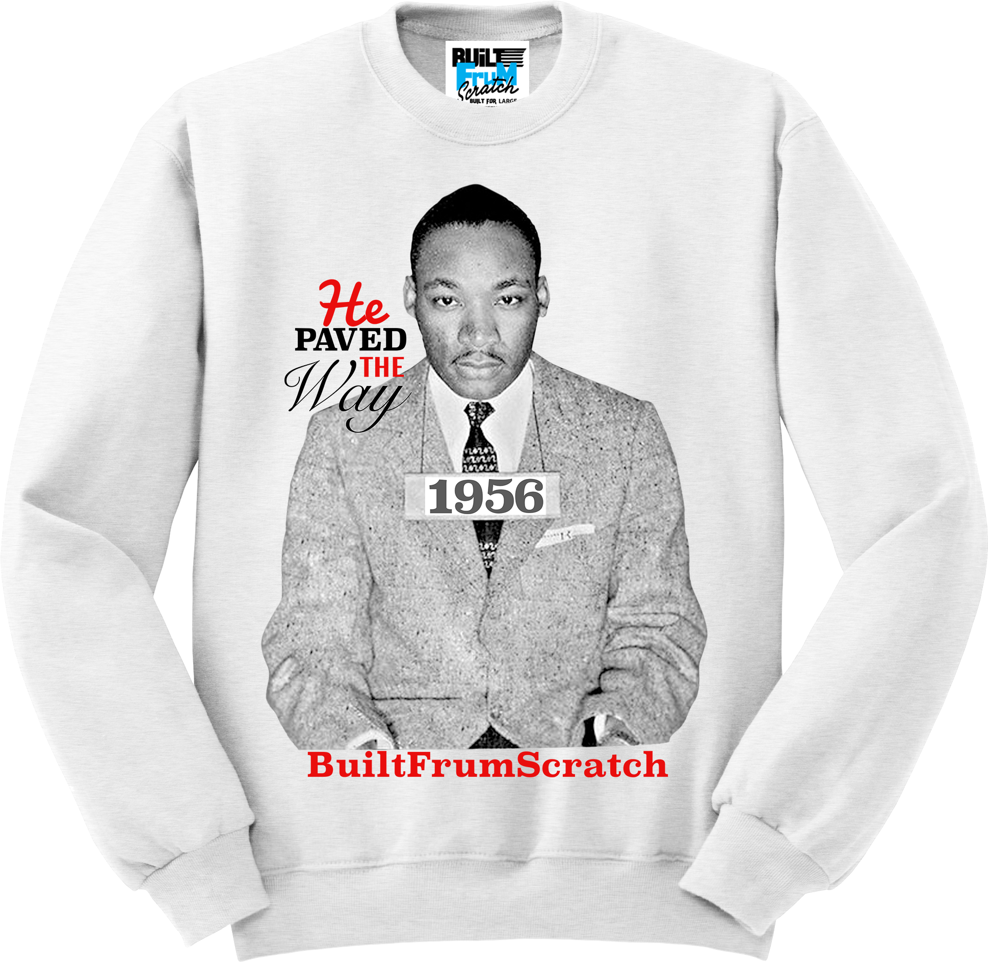 Mlk Paved The Way White - Little Mermaid Christmas Sweater Clipart (2000x1956), Png Download