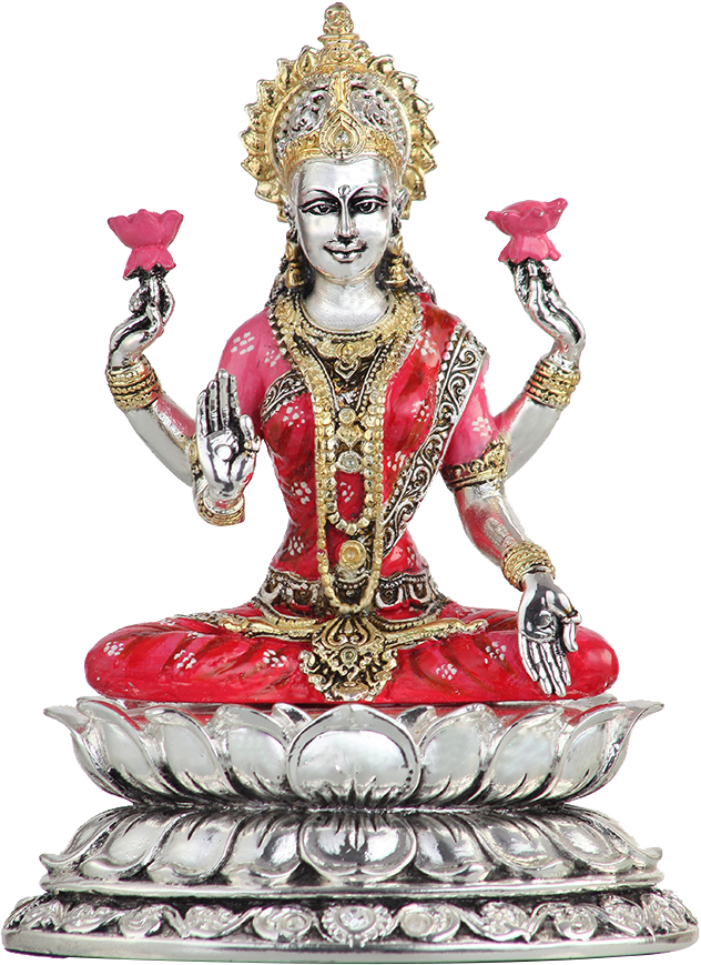 Mahalakshmi - Statue Clipart (632x869), Png Download