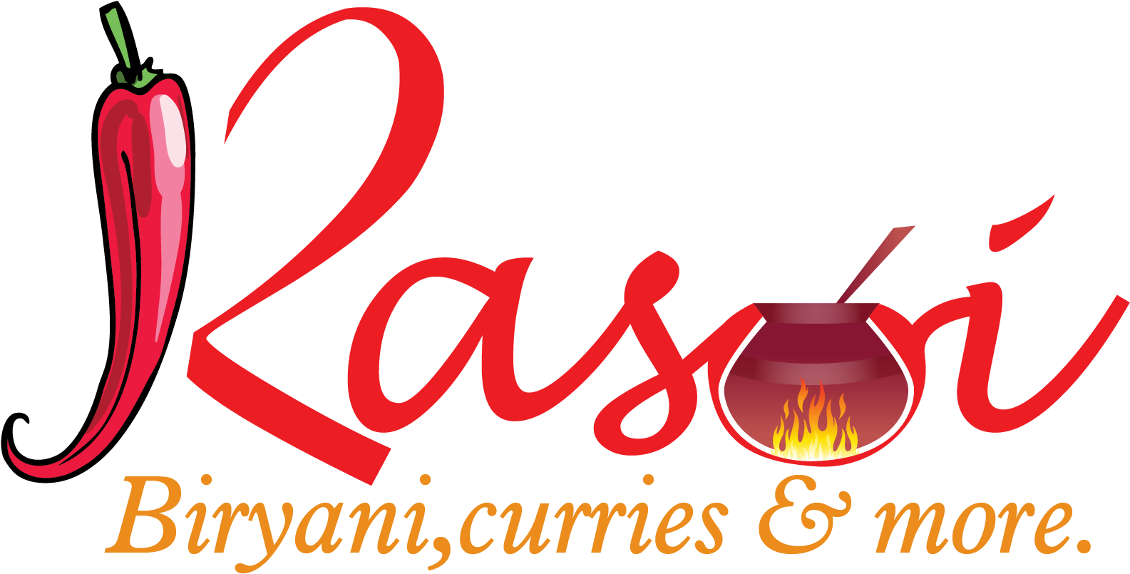 Rasoi Restaurant Logo Clipart (2088x936), Png Download