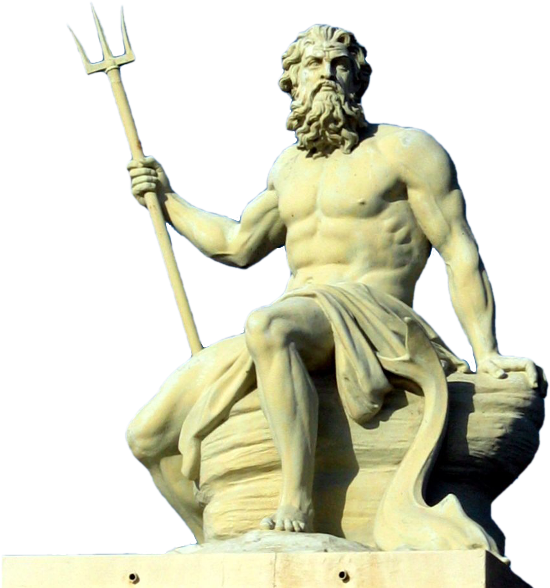 Clipart Transparent Library God Transparent Poseidon - Poseidon Greek God - Png Download (2000x3000), Png Download