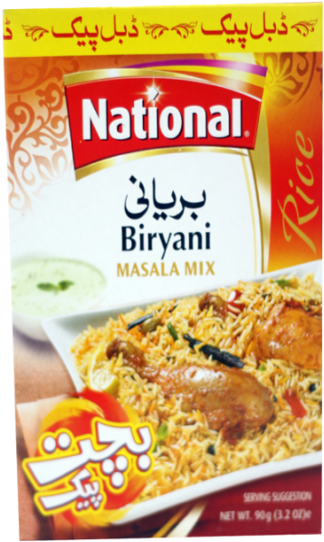 620514008721 2 - National Biryani Masala Packet Clipart (612x612), Png Download