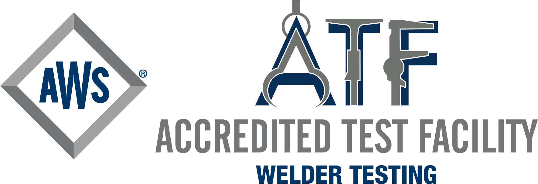 Aws Atf Logo - American Welding Society Clipart (1800x673), Png Download