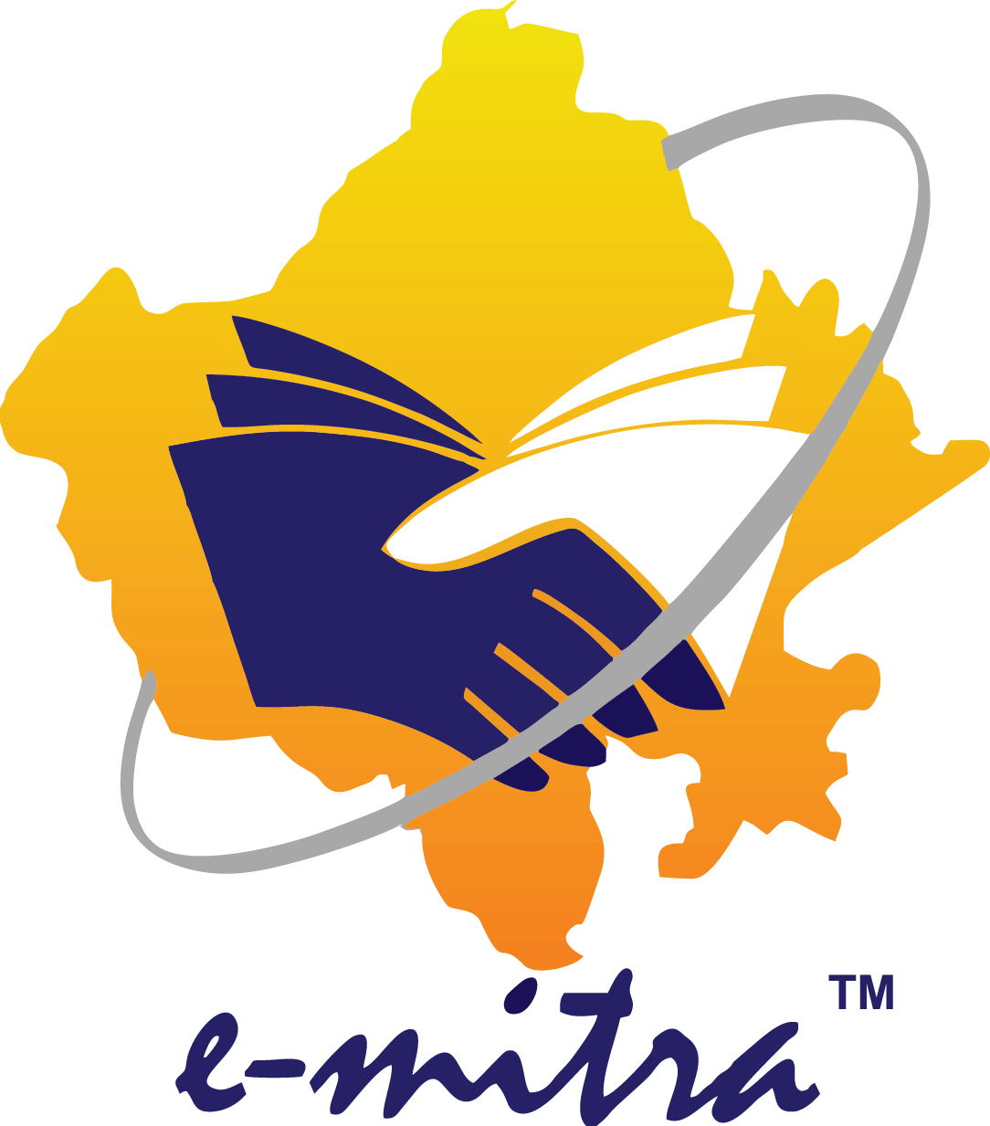 Emitra - Rajasthan E Mitra Logo Clipart (1084x1233), Png Download