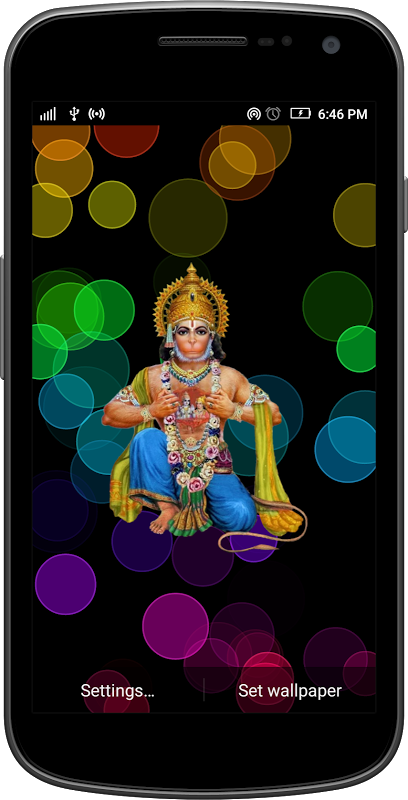 Hanuman Live Wallpaper - Hanuman Clipart (408x800), Png Download