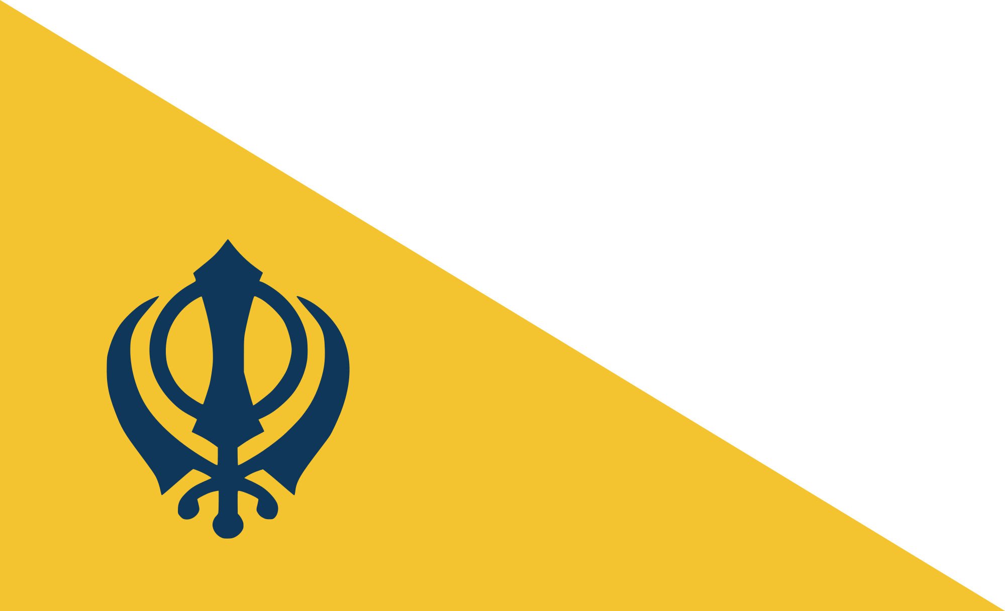 Sikh Flag The Nishan Sahib Nishan Sahib Clipart Large Size Png