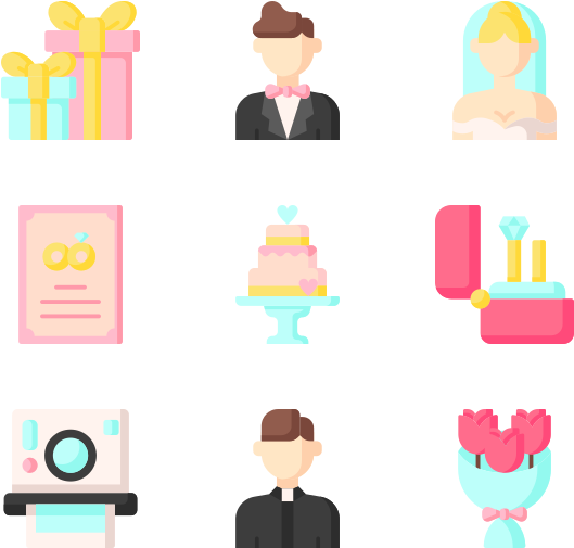 Wedding Clipart (600x564), Png Download