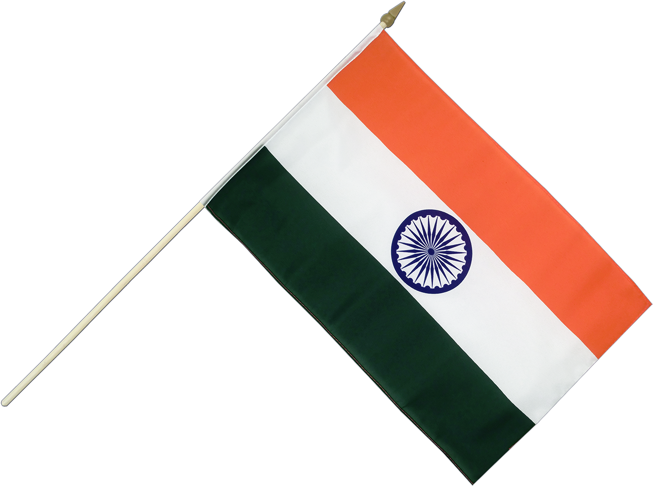 Indian Flag With Stick Png Hd Best Picture Of Imagesco Clipart (1321x984), Png Download