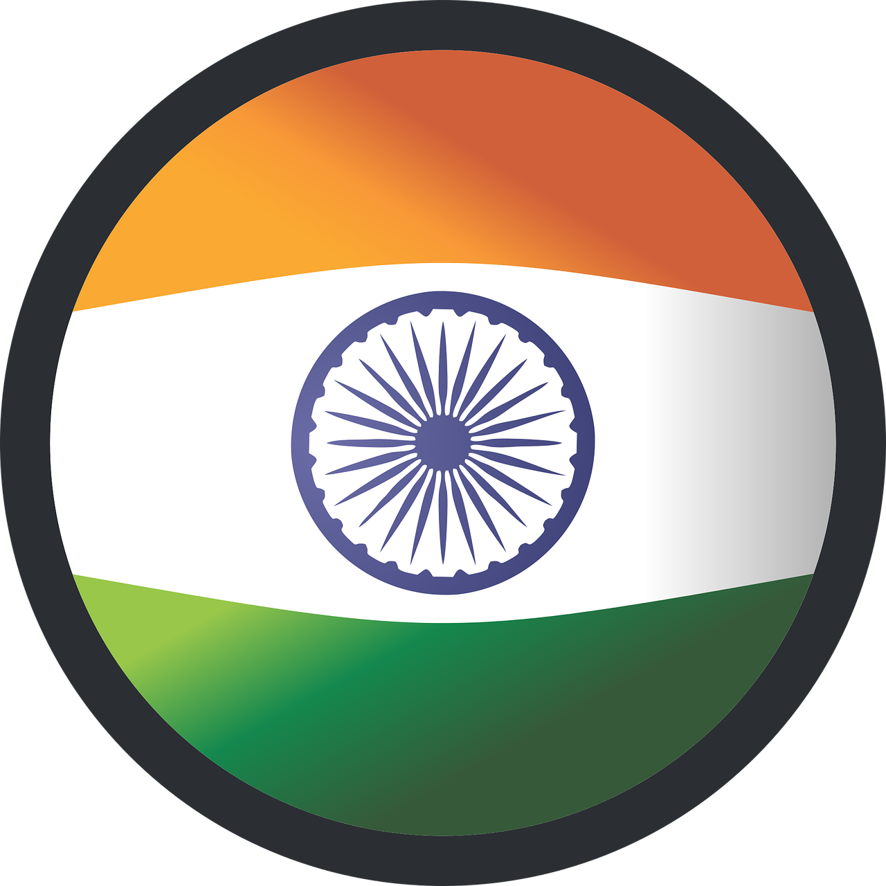 India Indian India Flag - Indian Flag Clipart (1280x1280), Png Download