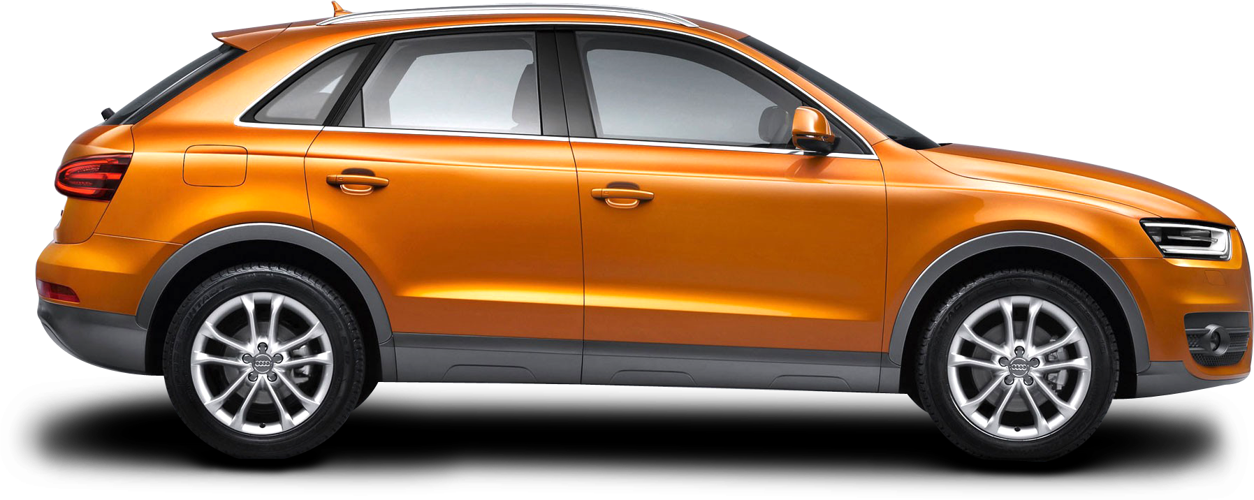 Clipart Cars Tavera Graphics Illustrations Free Download - Side Orange Car Png Transparent Png (1858x900), Png Download