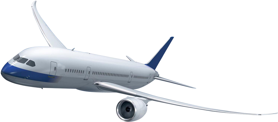 Flying Aeroplane Png - Free Airplane Clipart Transparent Png (1000x421), Png Download