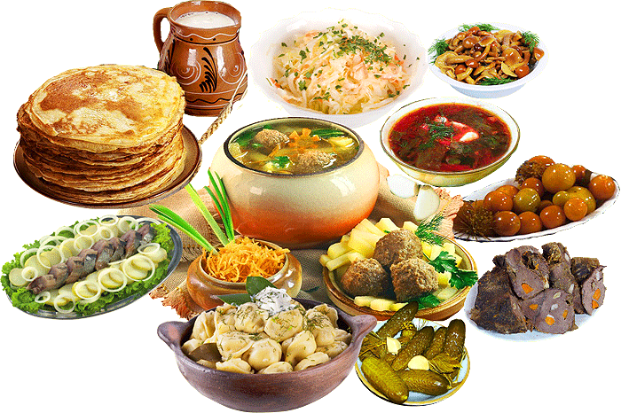 Meals Big - Russian Food Png Clipart (700x466), Png Download