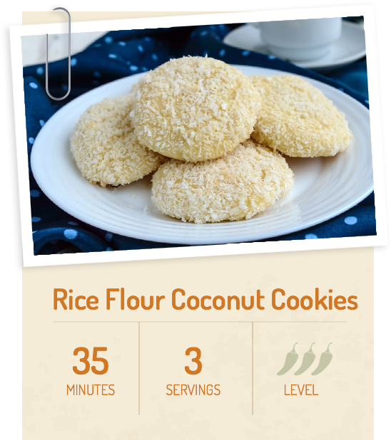 Rice Flour Cookies - Cookie Clipart (560x684), Png Download