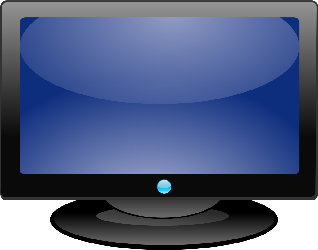 File - Hd Television - Svg - Television Svg Clipart (1024x1024), Png Download