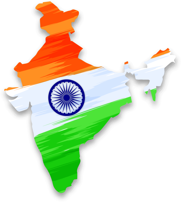 India Map Transparent Png - Happy Republic Day 2019 Gif Clipart (576x644), Png Download