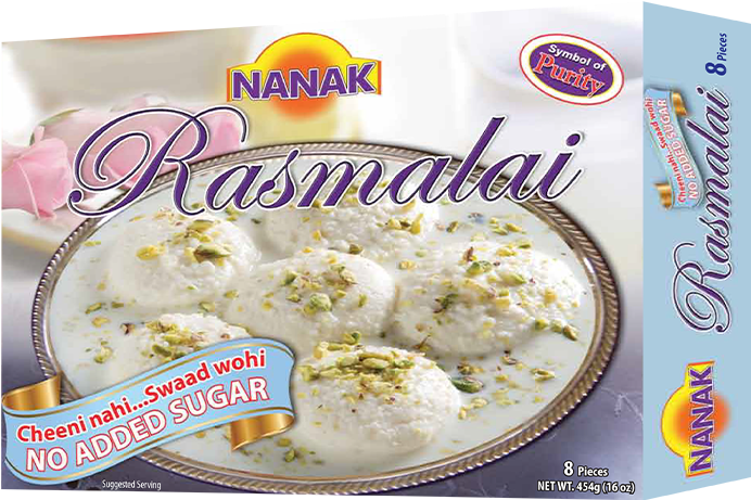 Nanak Rasmalai 10 Pieces Clipart (800x835), Png Download