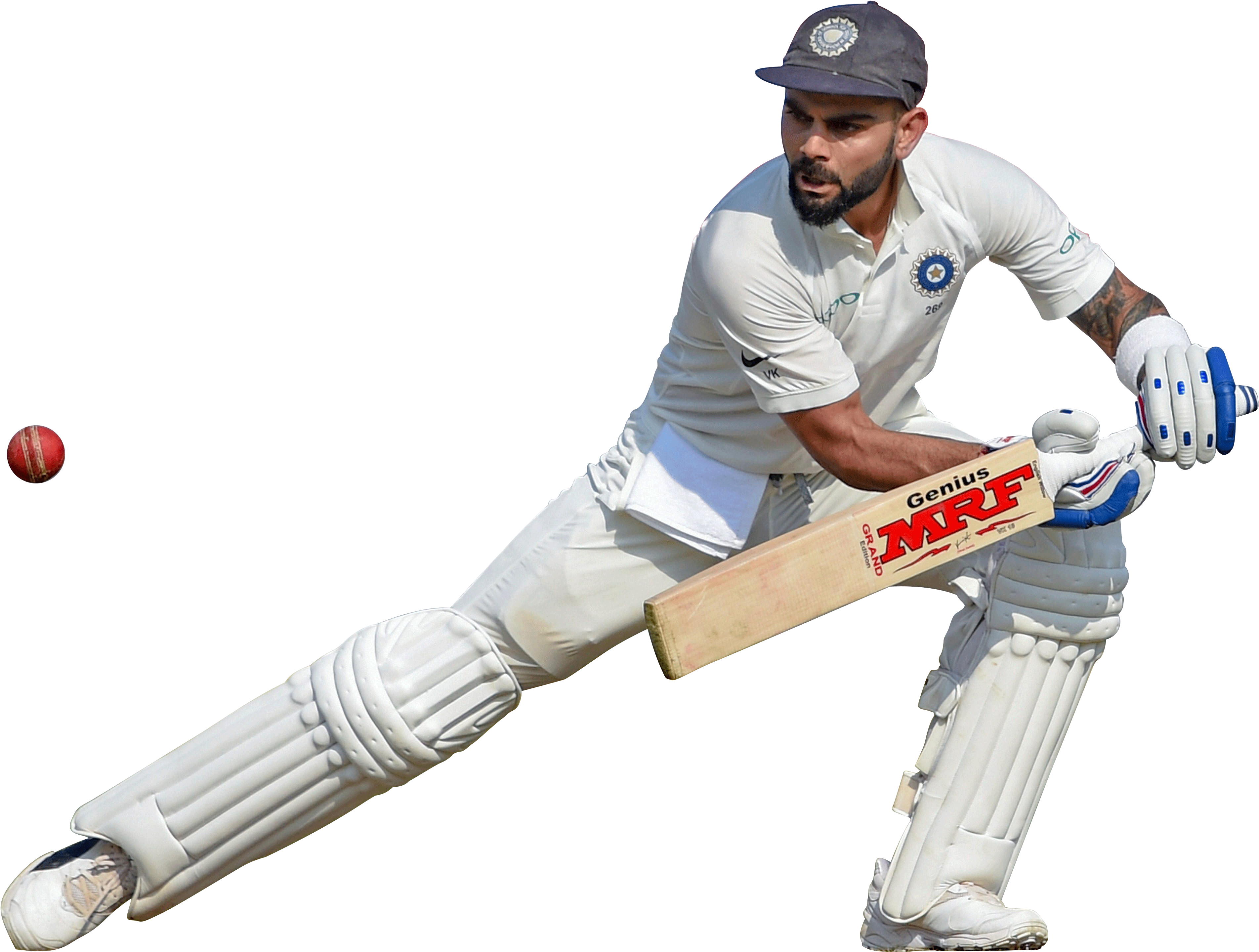 Download - Virat Kohli Latest Test Cricket Clipart (4800x3056), Png Download