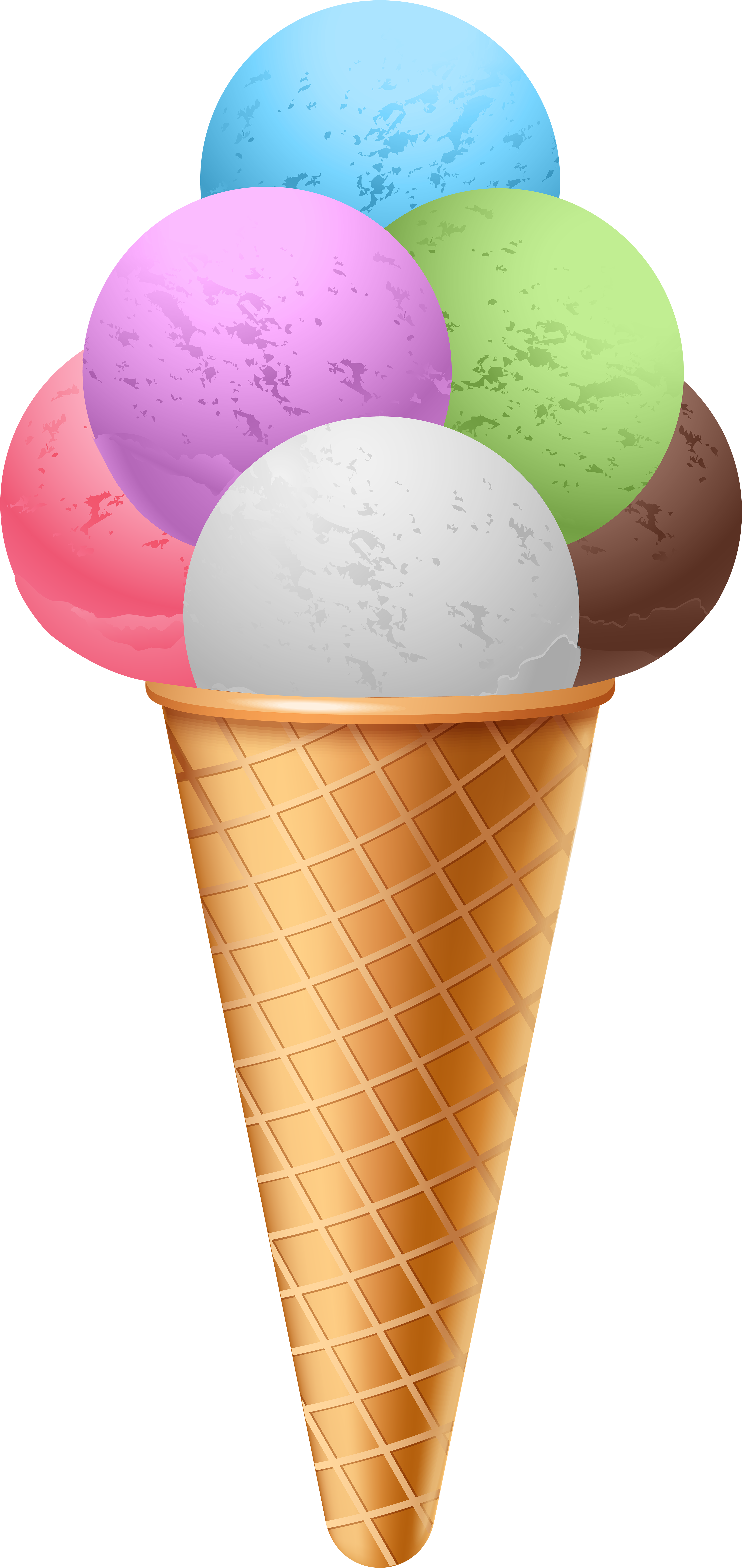 Ice Cream Scoop With Ice Cream Png Download Clipart (3756x7935), Png Download