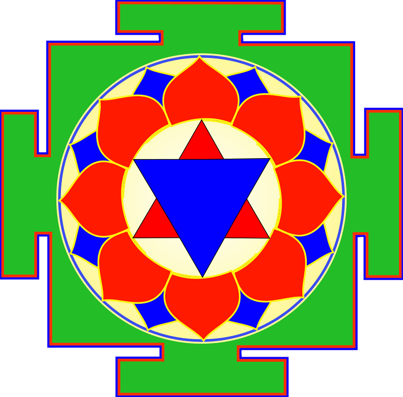 Krishna - Krishna Yantra Clipart (800x788), Png Download