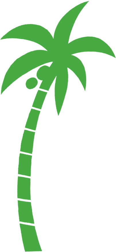 Coconut Trees Logo 2 By Michelle - Coconut Tree Logo Png Clipart (404x874), Png Download