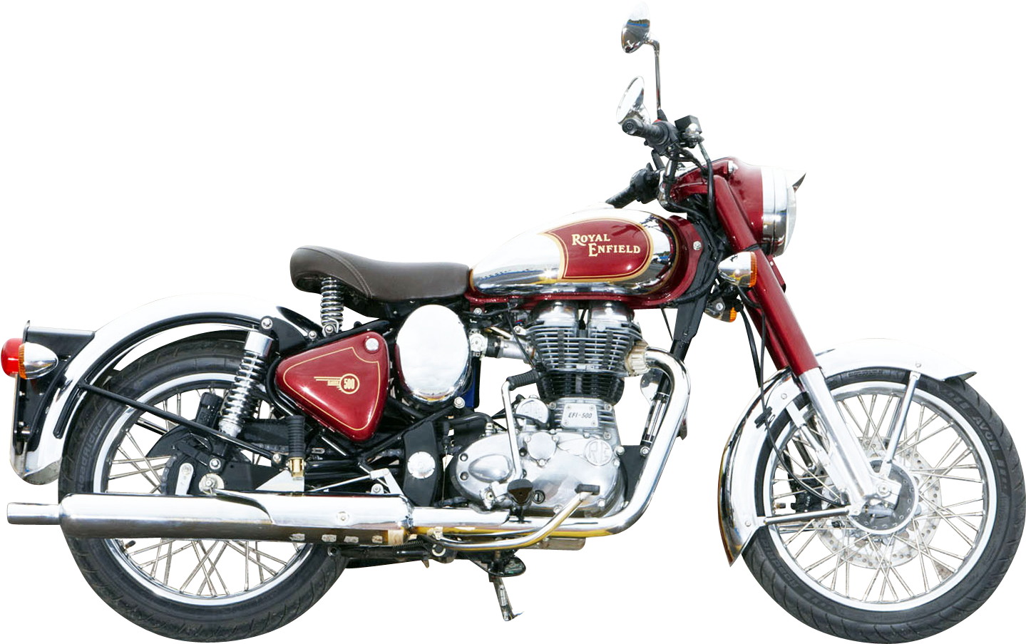 Royal Enfield Classic Chrome Motorcycle Bike Png Image - Chrome Model Royal Enfield Clipart (1492x970), Png Download