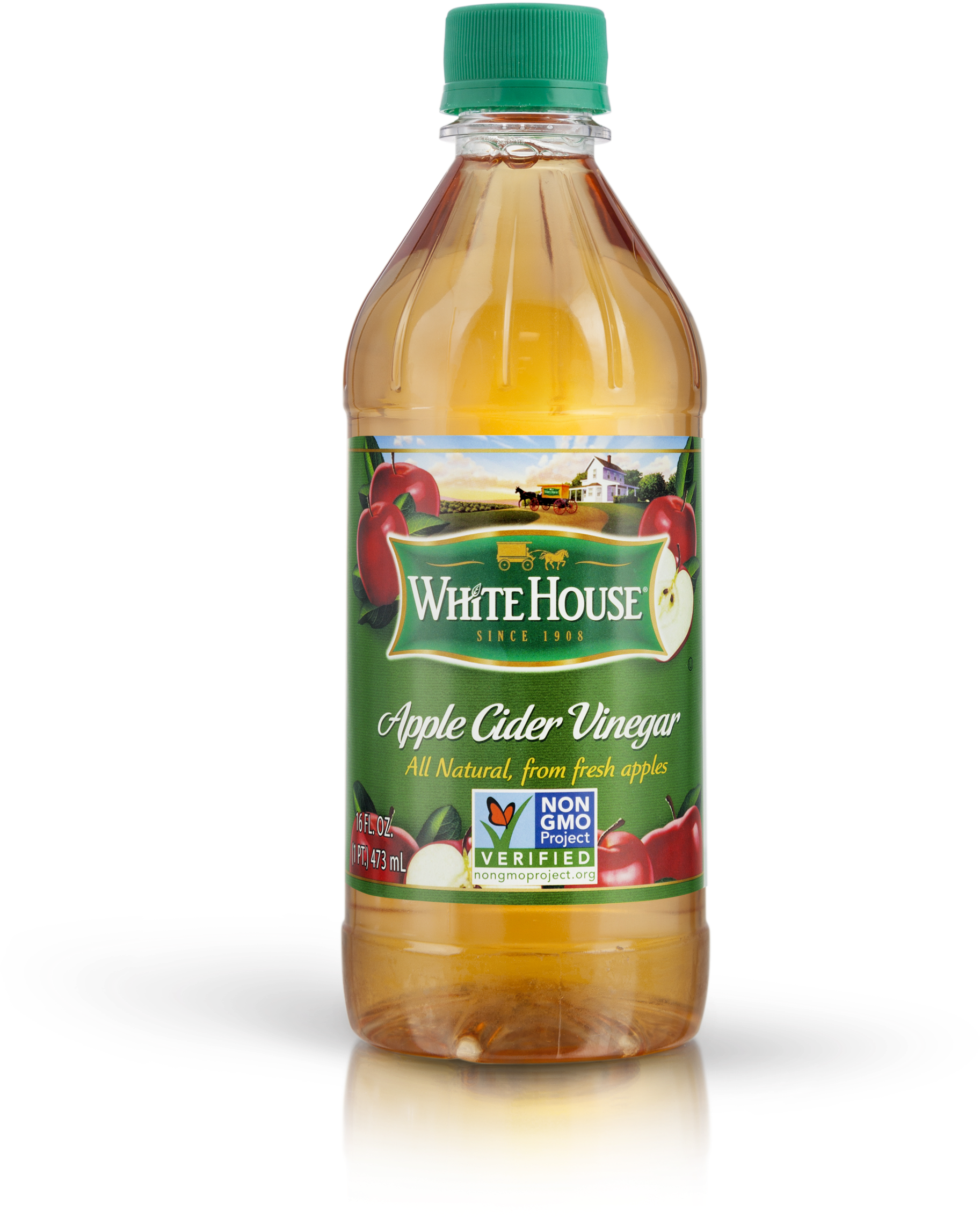 Vinegar White House - Apple Cider Vinegar Bottle Clipart (2574x2574), Png Download