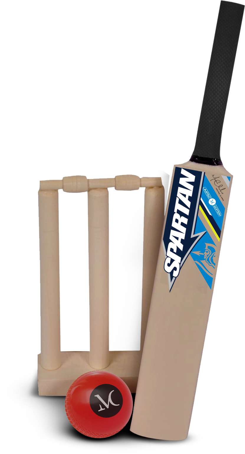 Dont Let The Little One's Miss Out On The Cricket Season - Cricket Bat Ball Stump Png Clipart (1281x1708), Png Download