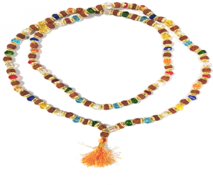 Navratna Mala/nav Graha Mala - Necklace Clipart (700x850), Png Download