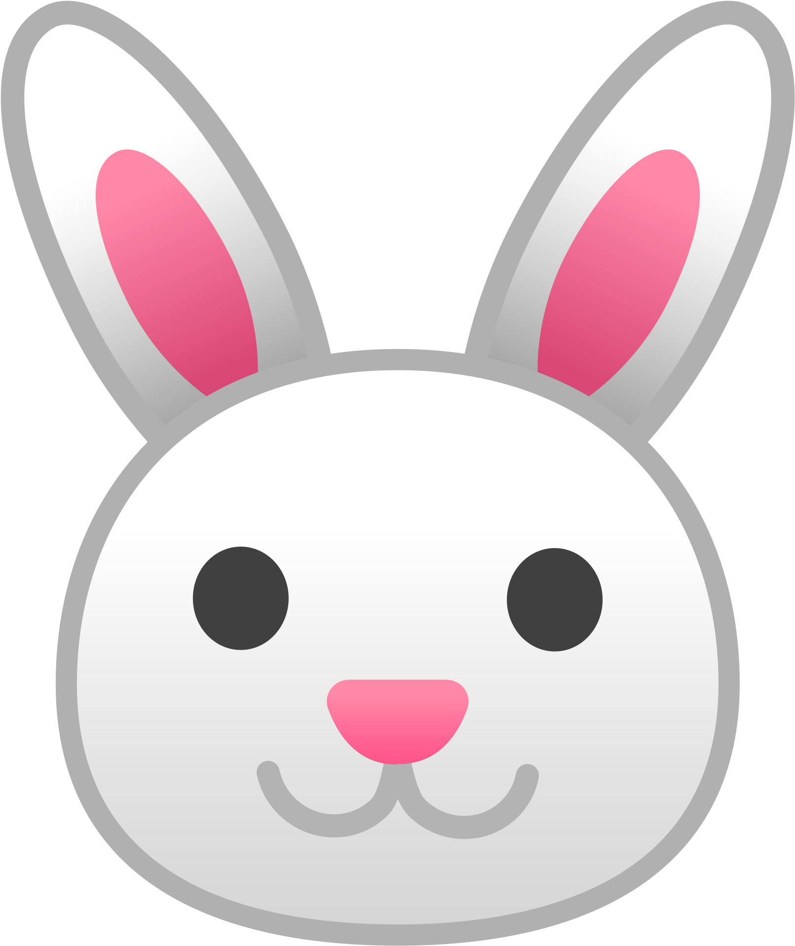 Svg Transparent Library Easter Head Png For Free Download - Bunny Emoji Cli...
