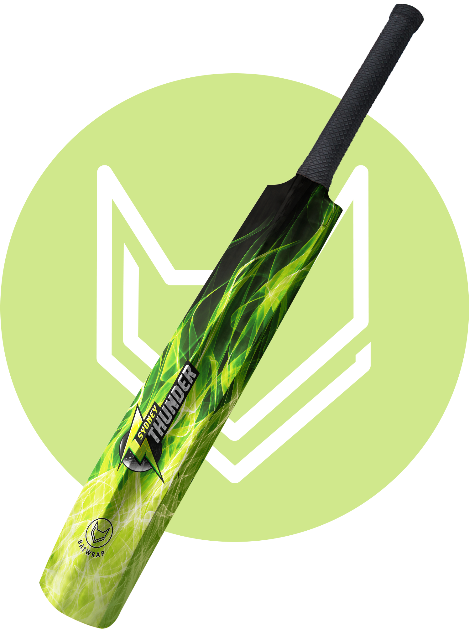 Sydney - Big Bash Cricket Bats Clipart (1886x2262), Png Download
