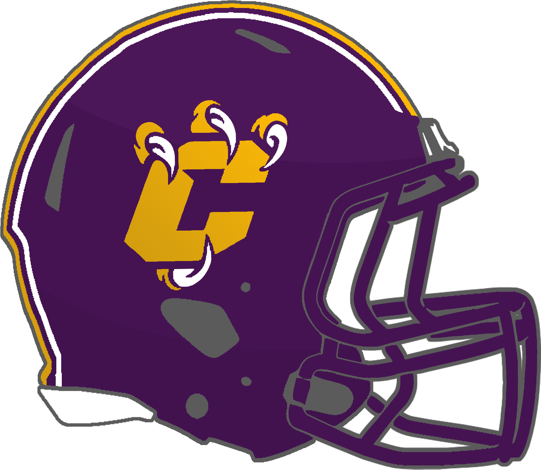 Mississippi High School Football Helmets - Atlanta Falcons Helmet Png Clipart (1800x1565), Png Download