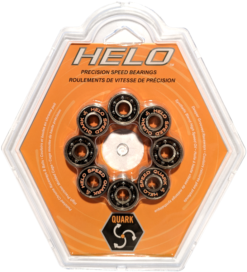 Helo Precision Speed Bearings - Skateboard Wheel Clipart (800x873), Png Download