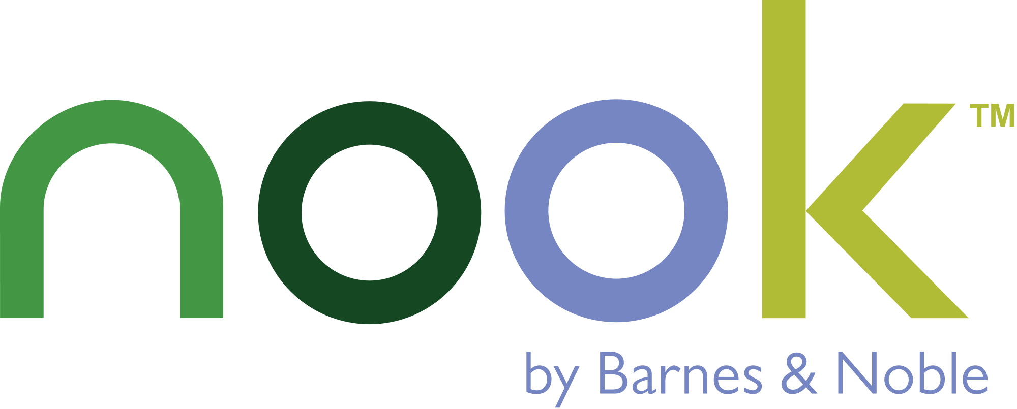 Open - Barnes And Noble Nook Logo Clipart (2000x805), Png Download