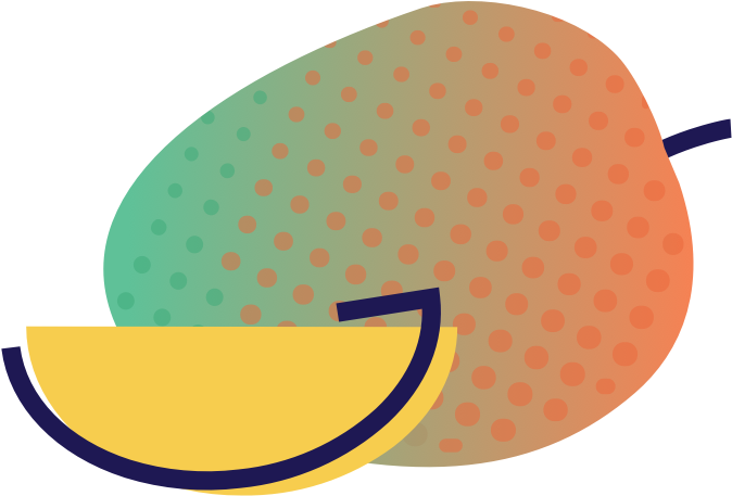 Mango - Illustration Clipart (1100x1100), Png Download