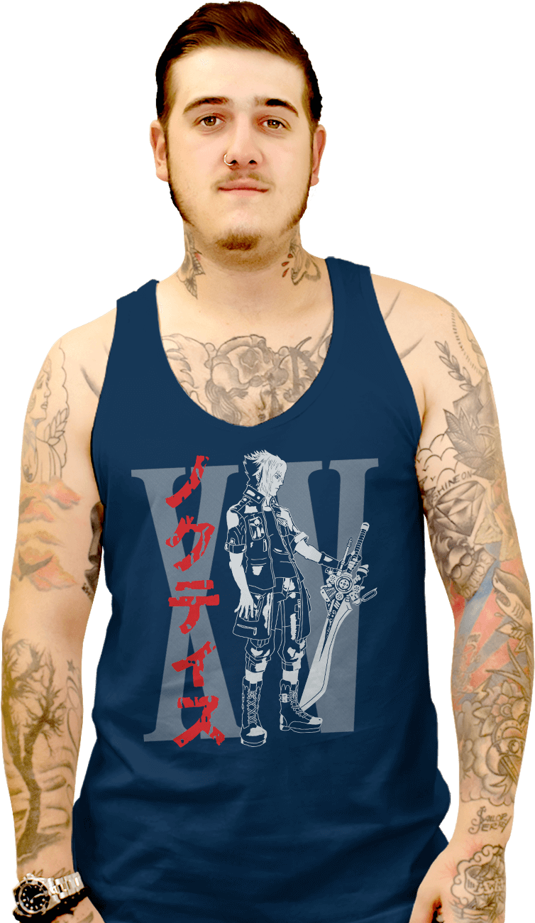 Noctis The Fifteenth - Active Tank Clipart (900x1322), Png Download