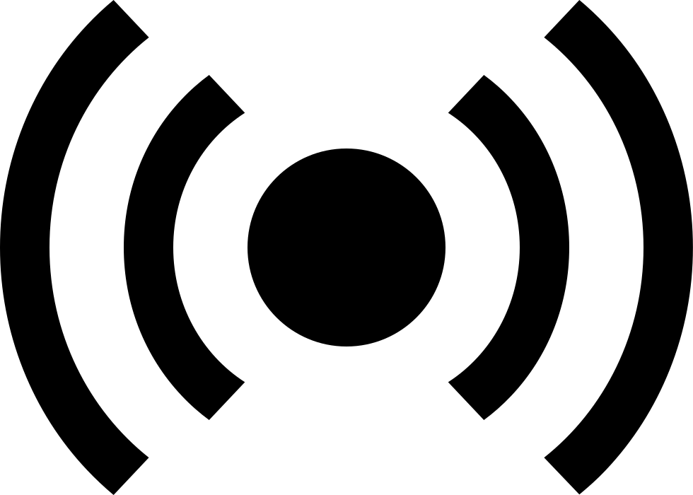 Radio Waves Comments - Radio Wave Png Icon Clipart (980x700), Png Download