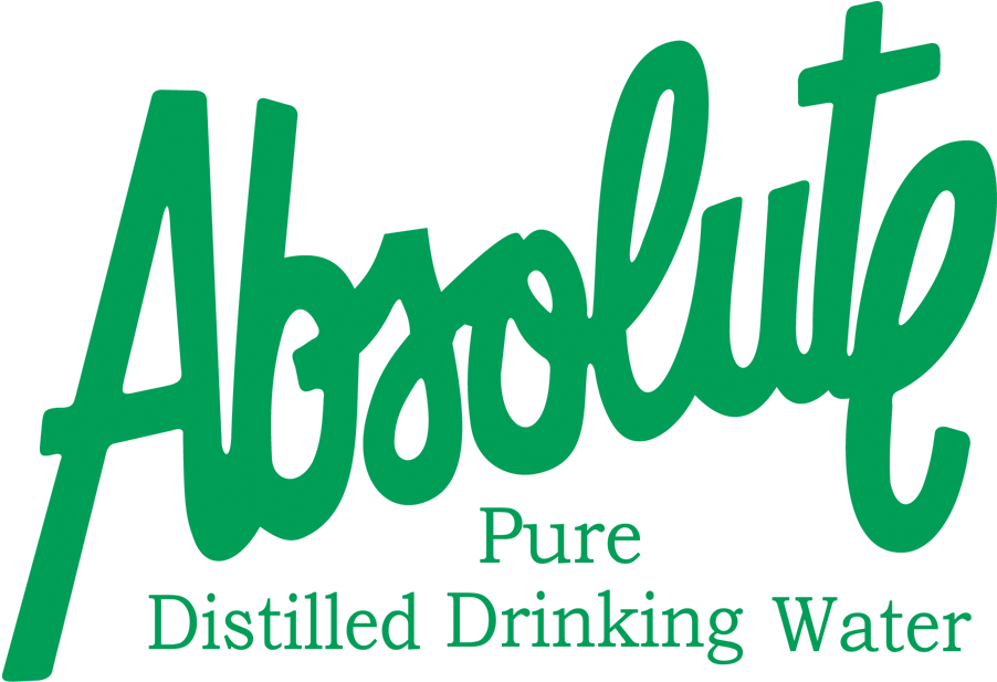 Brand Name Logo & Symbol Absolute Pure Distilled Drinking - Absolute Distilled Water Logo Clipart (902x617), Png Download