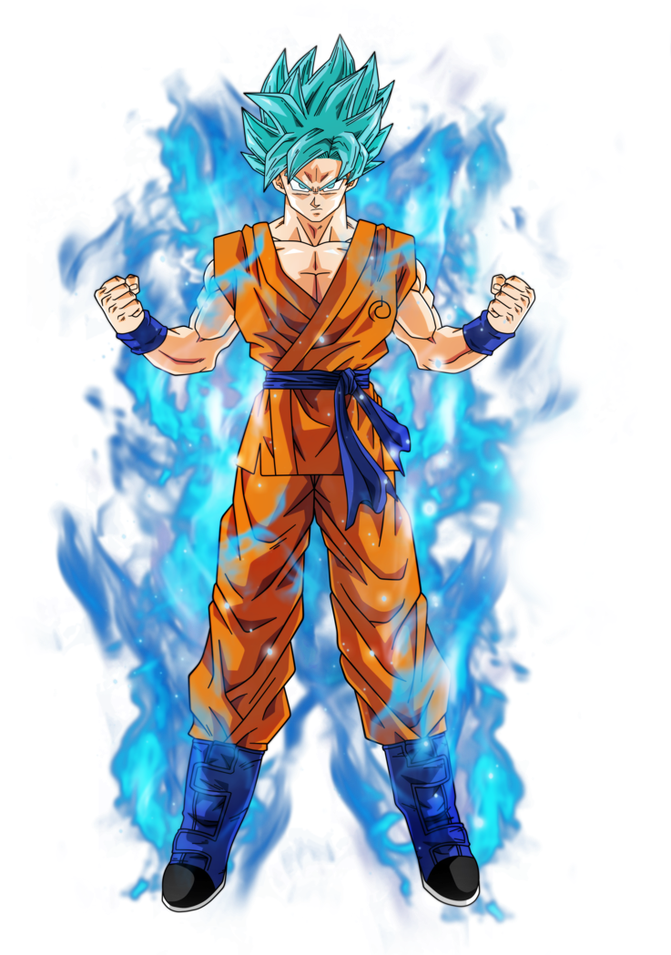 O Verdadeiro Poder De Goku Super Saiyajin Blue Debate - Goku Super Saiyan Blue Clipart (762x1048), Png Download