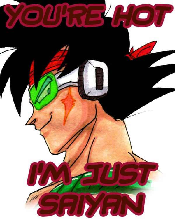 Bardock 爱人壁纸with 日本动漫entitled Bardock Thinks Your Hot - Poster Clipart (600x754), Png Download
