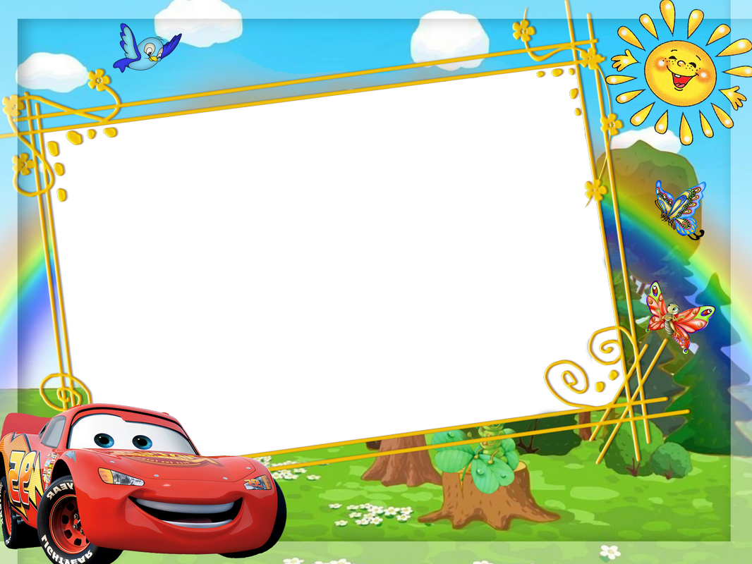Download Marco Para Fotos Rayo Mcqueen Clipart Lightning - Png Download (899x675), Png Download