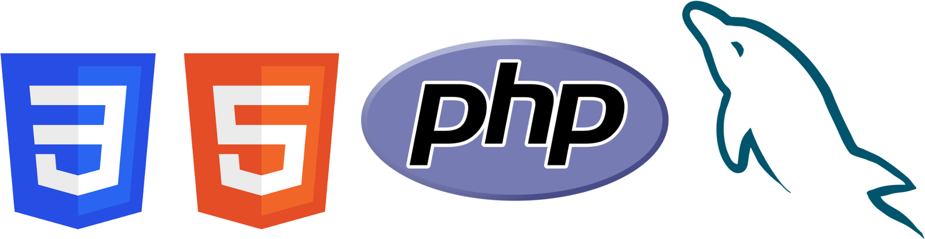 Php Mysql Logo Png Clipart (2000x547), Png Download