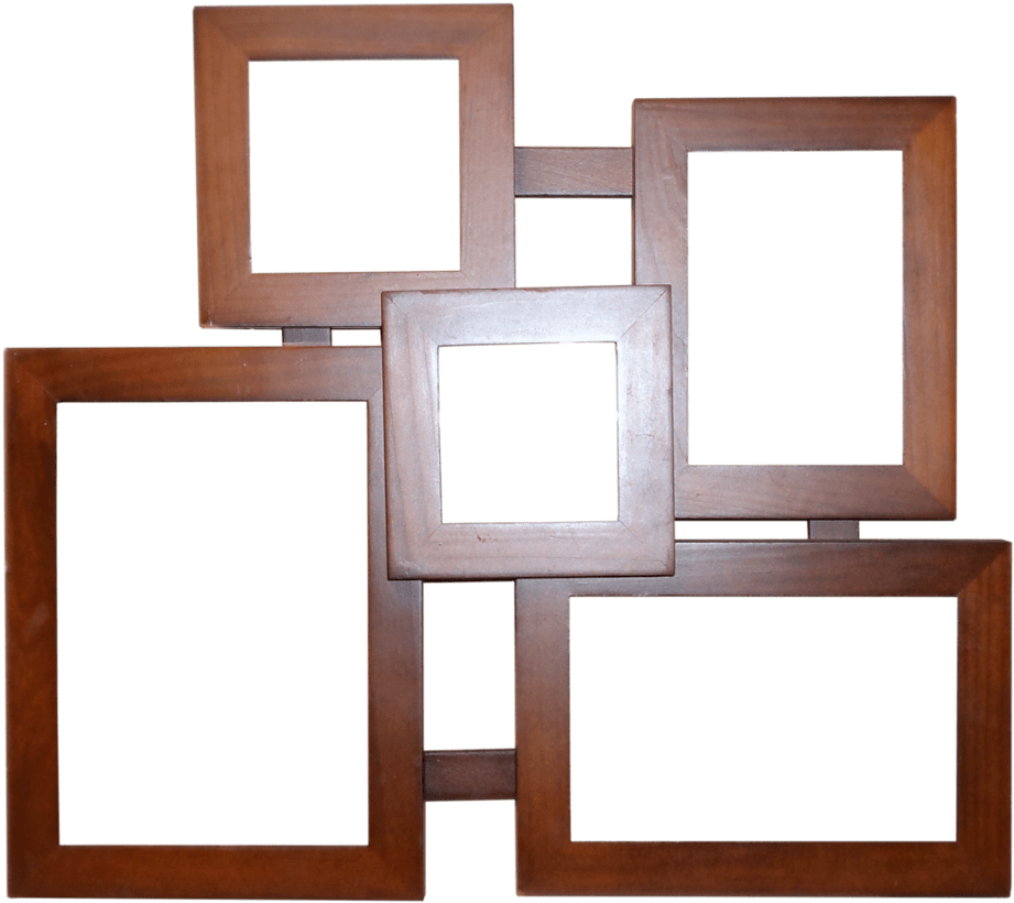 15 Collage Frames Png For Free On Mbtskoudsalg - Wooden Photo Frame Collage Clipart (950x840), Png Download