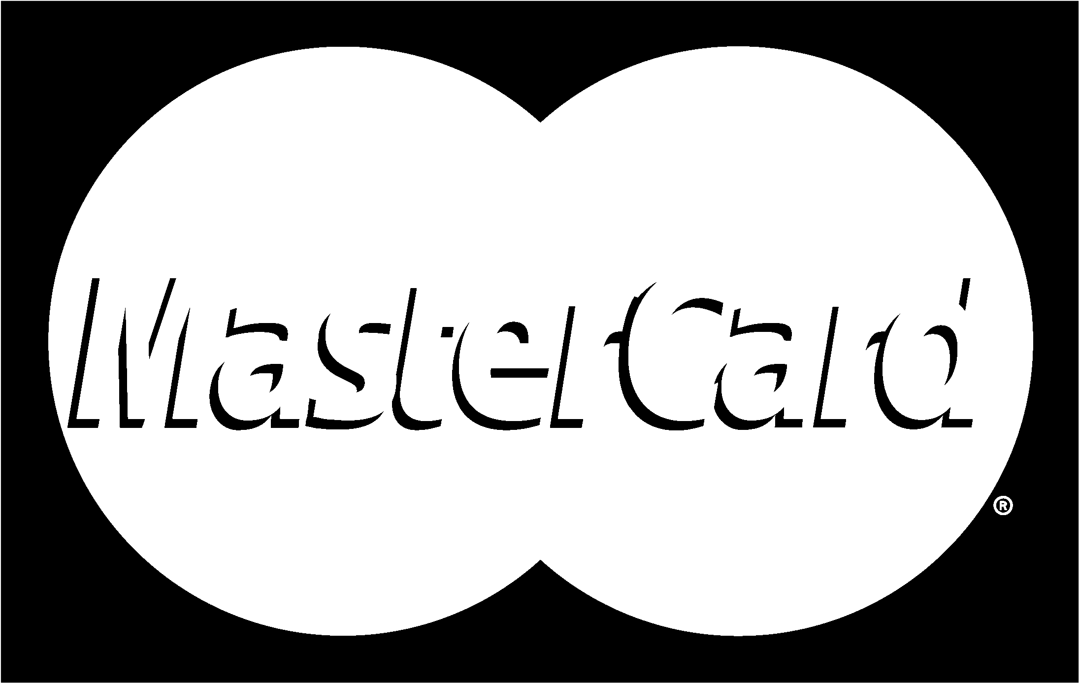 Mastercard Logo Black And White - Maestro Logo White Png Clipart (2400x2400), Png Download