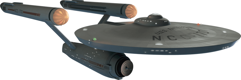 Star Trek Clipart - Star Trek Enterprise Clip Art - Png Download (1000x335), Png Download